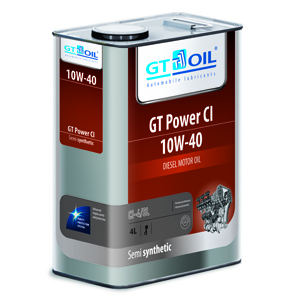 Купить GT OIL 8809059407523 Моторное масло GT-Oil Power CI 10W-40 4л
