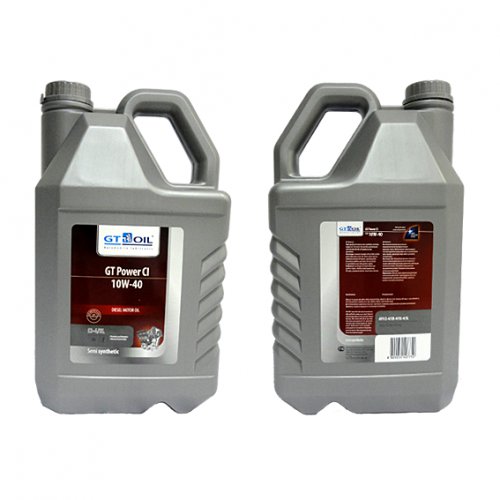 Купить GT OIL 8809059407752 Моторное масло GT-Oil Power CI 10W-40 6л