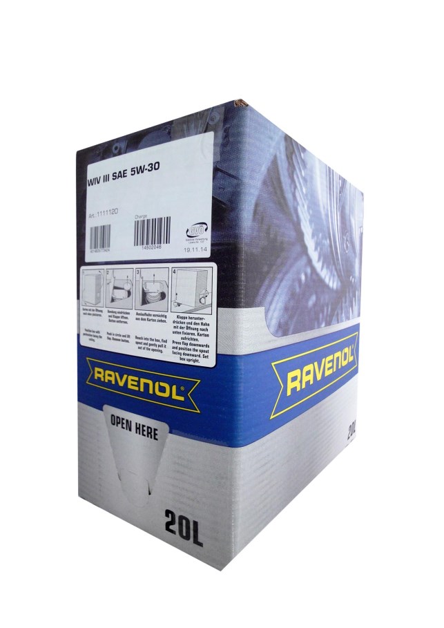 Купить RAVENOL 4014835773424 Моторное масло Ravenol WIV III SAE 5W-30 20л