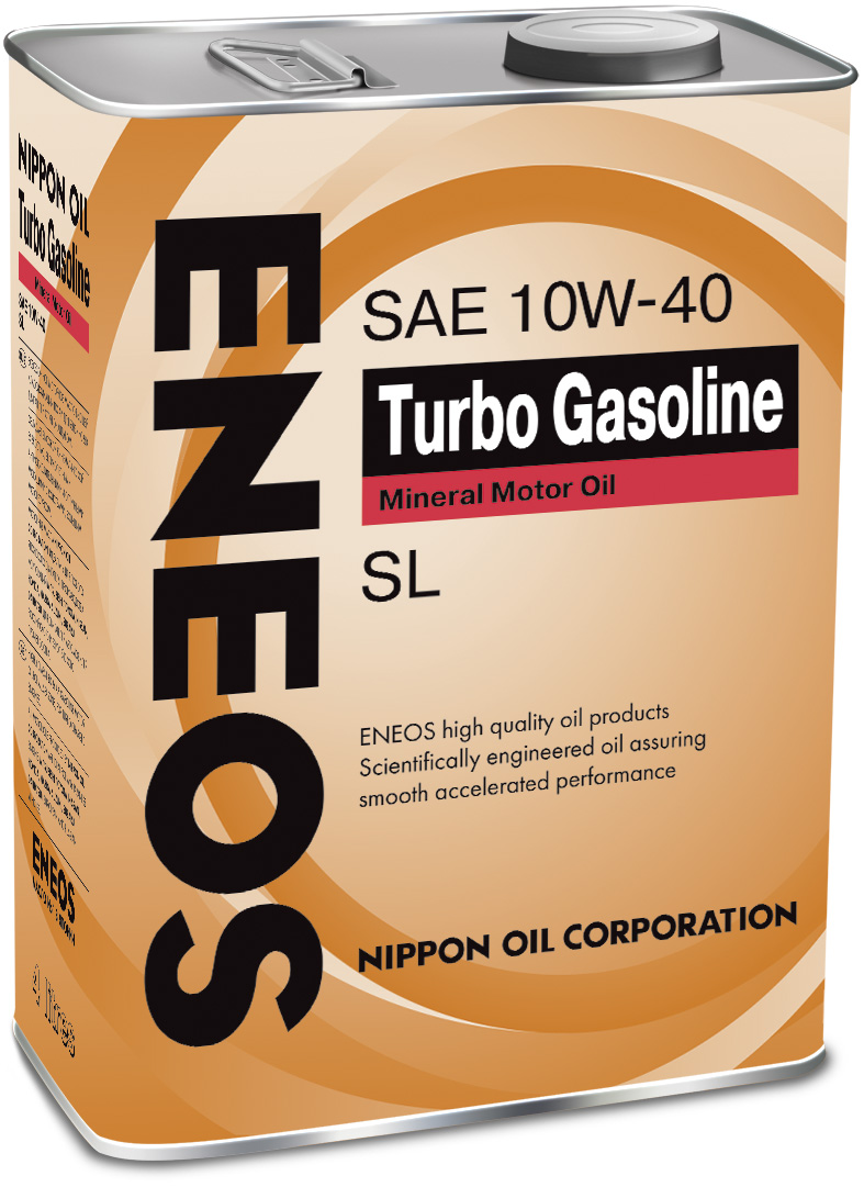 Купить ENEOS OIL1442 Моторное масло Eneos Turbo Gasoline SL 10W-40 4л