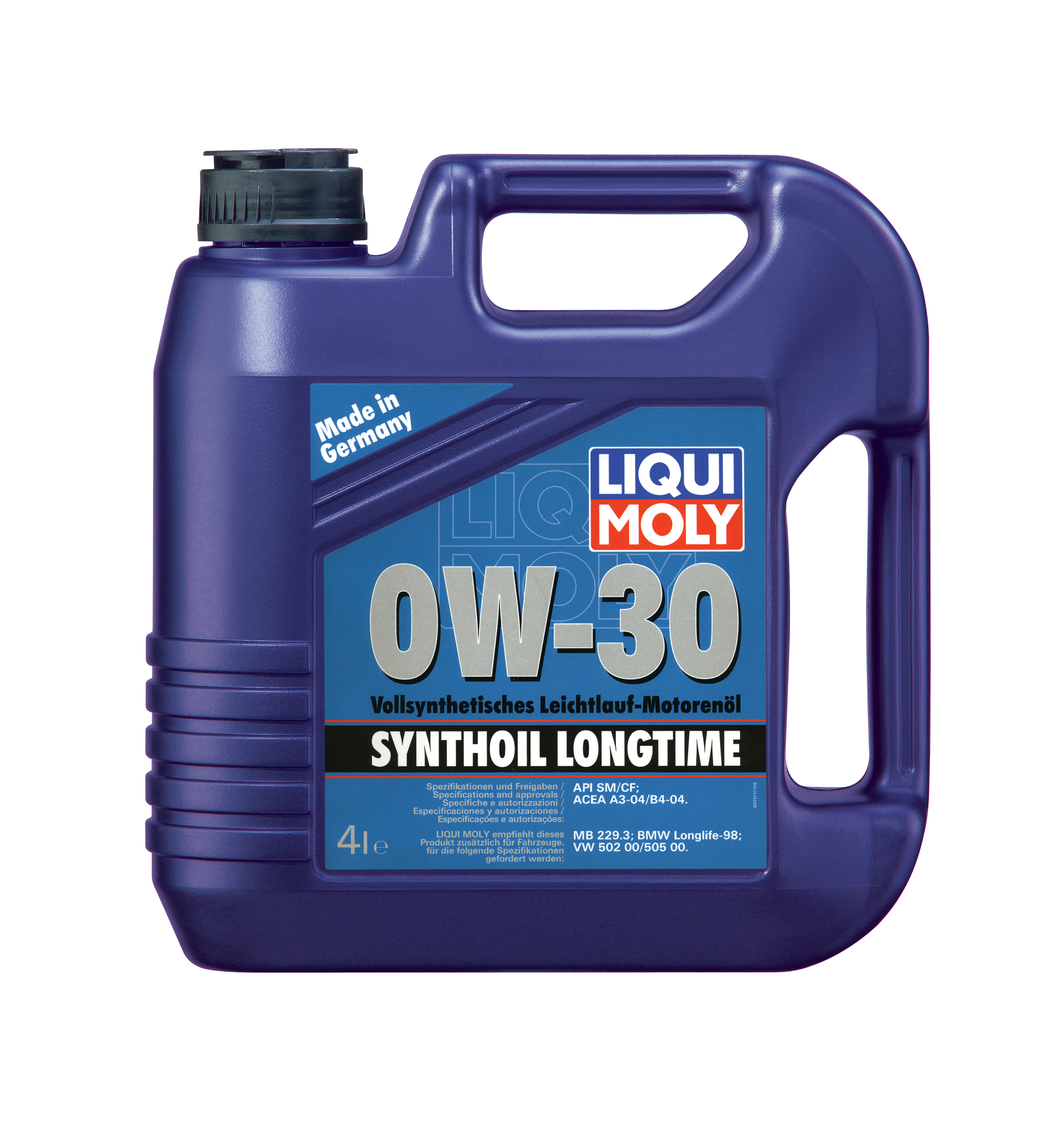 Купить LIQUI MOLY 7511 Моторное масло Liqui moly Synthoil Longtime 0W-30 4л