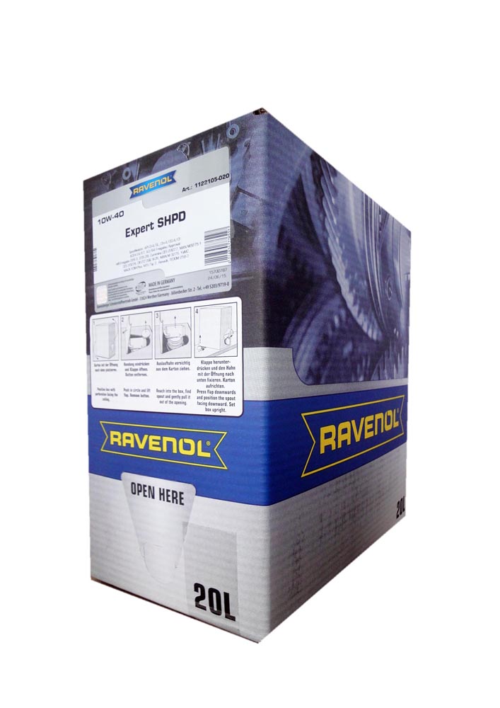 Купить RAVENOL 4014835776227 Моторное масло Ravenol Expert SHPD SAE 10W-40 20л