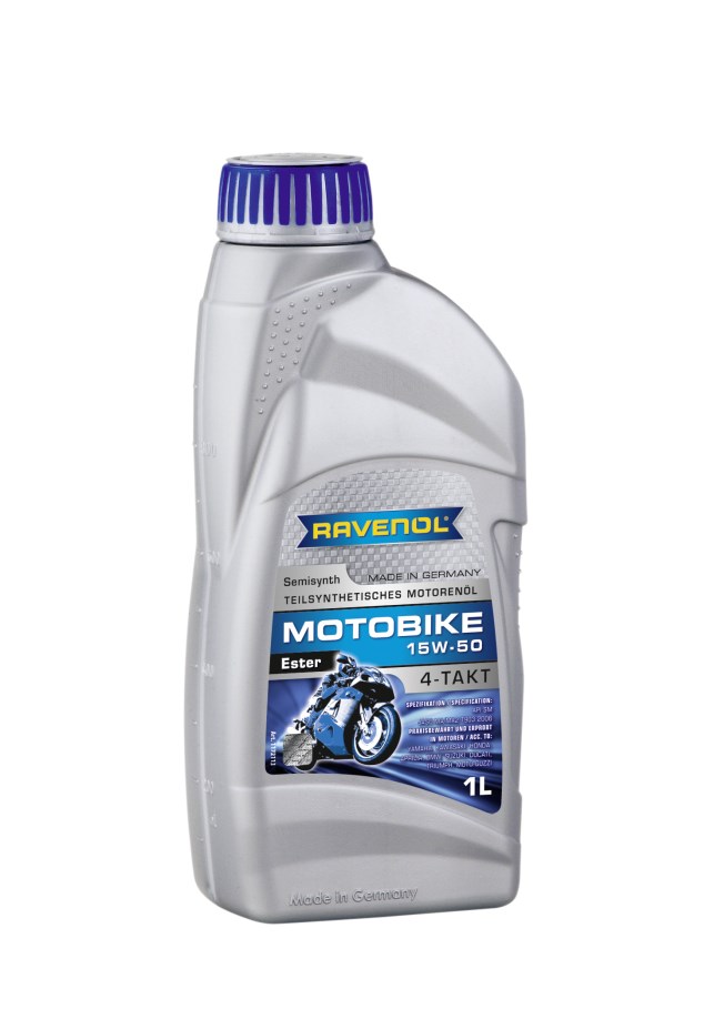 Купить RAVENOL 4014835731219 Моторное масло Ravenol Motobike 4-T Ester 15W-50 1л