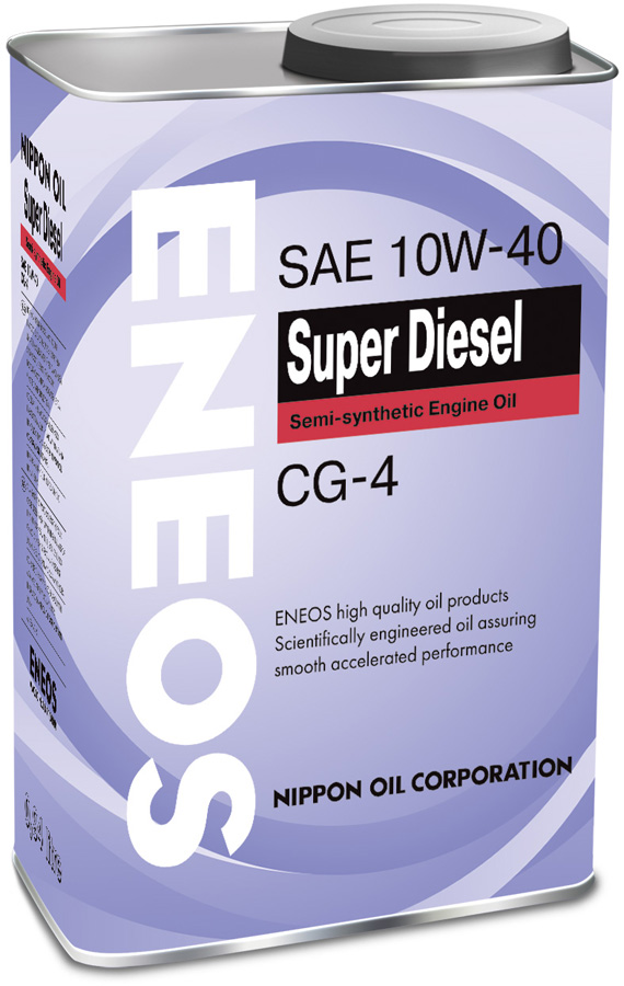 Купить ENEOS OIL1325 Моторное масло Eneos Super Diesel Semi-Synthetic SAE 10W-40 0,946л