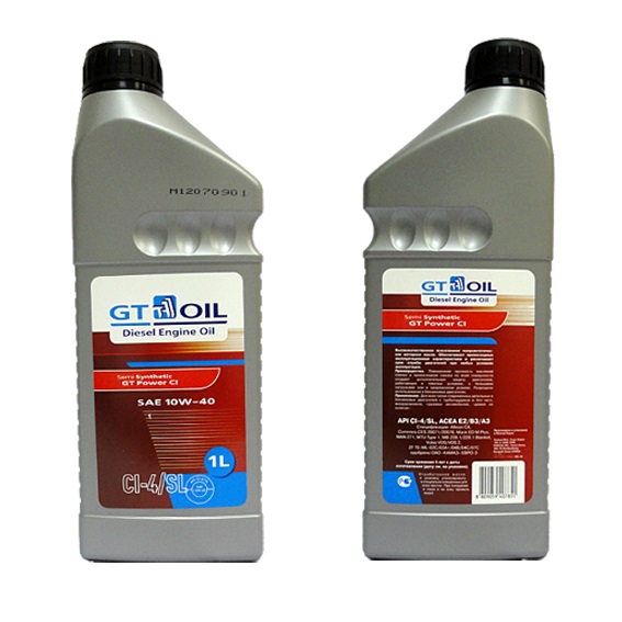 Купить GT OIL 8809059407851 Моторное масло GT-Oil Power CI 10W-40 1л