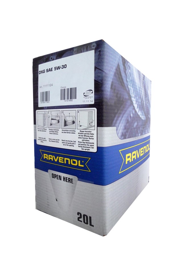 Купить RAVENOL 4014835773820 Моторное масло Ravenol DXG  5W-30 20л