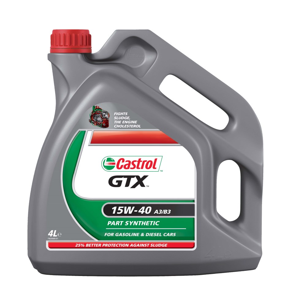 Купить CASTROL 14F734 Моторное масло Castrol GTX 15W-40 4 л