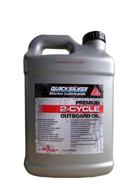 Купить QUICKSILVER 92858023QB1 Моторное масло Quicksilver Premium 2-Cycle Outboard Oil TC-W3 5W-30 10л
