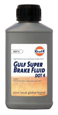 Купить Gulf 8717154957297 Тормозная жидкость Super Brake Fluid DOT 4
