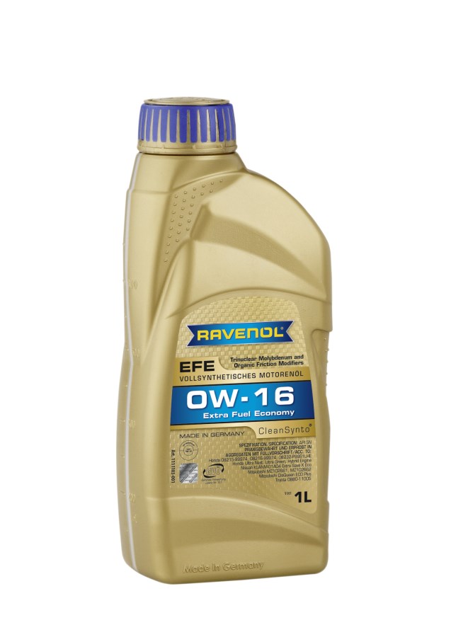 Купить RAVENOL 4014835802681 Моторное масло Ravenol EFE Extra Fuel Economy SAE 0W-16 1л
