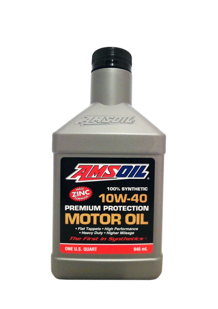 Купить AMSOIL AMOQT Моторное масло Amsoil Premium Protection 10W-40 0,946л