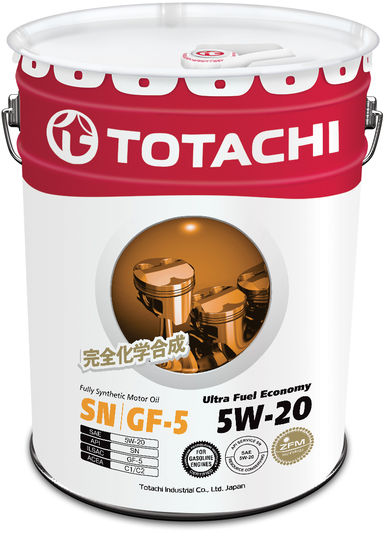 Купить TOTACHI 4562374690677 Моторное масло Totachi Ultra Fuel Fully Synthetic SN 5W-20 20л