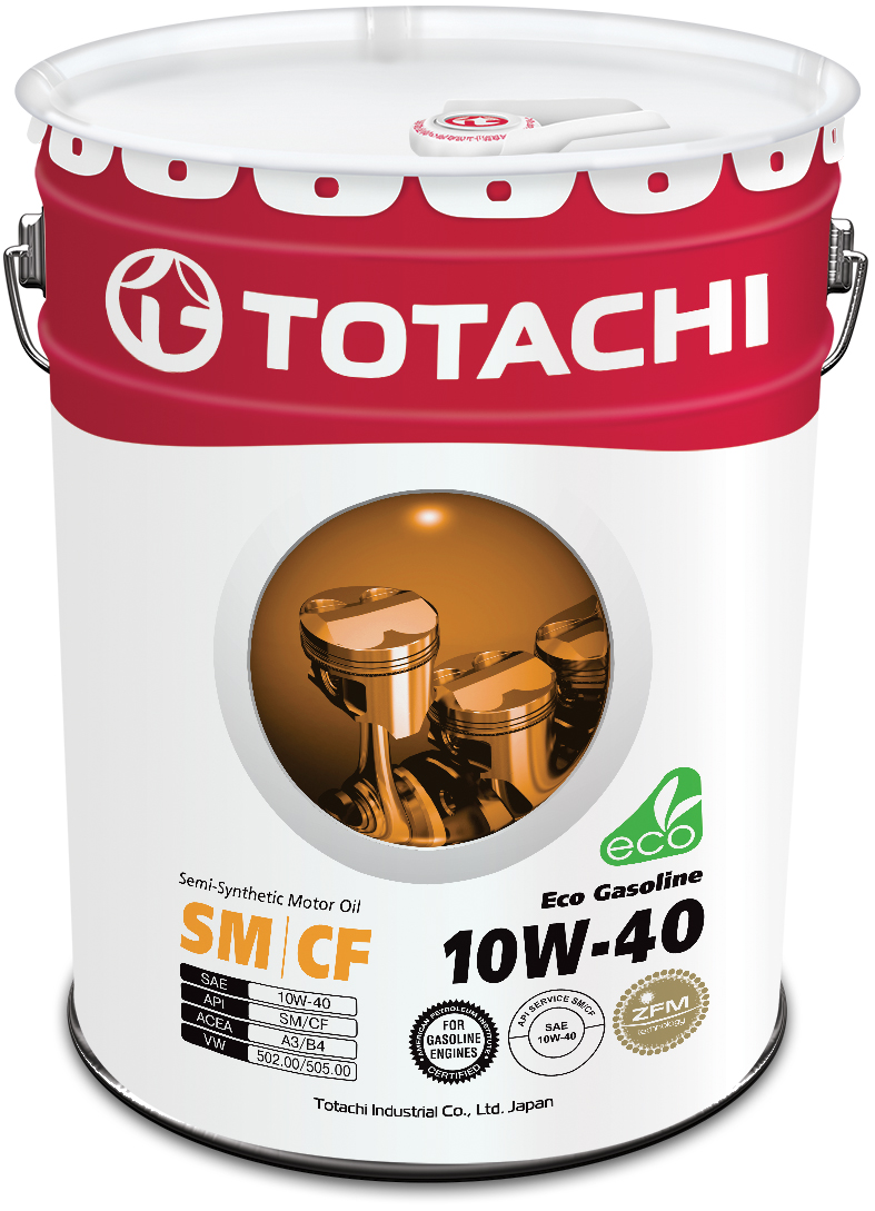 Купить TOTACHI 4562374690400 Моторное масло Totachi Eco Gasoline Semi-Synthetic SM/CF 10W-40 20л