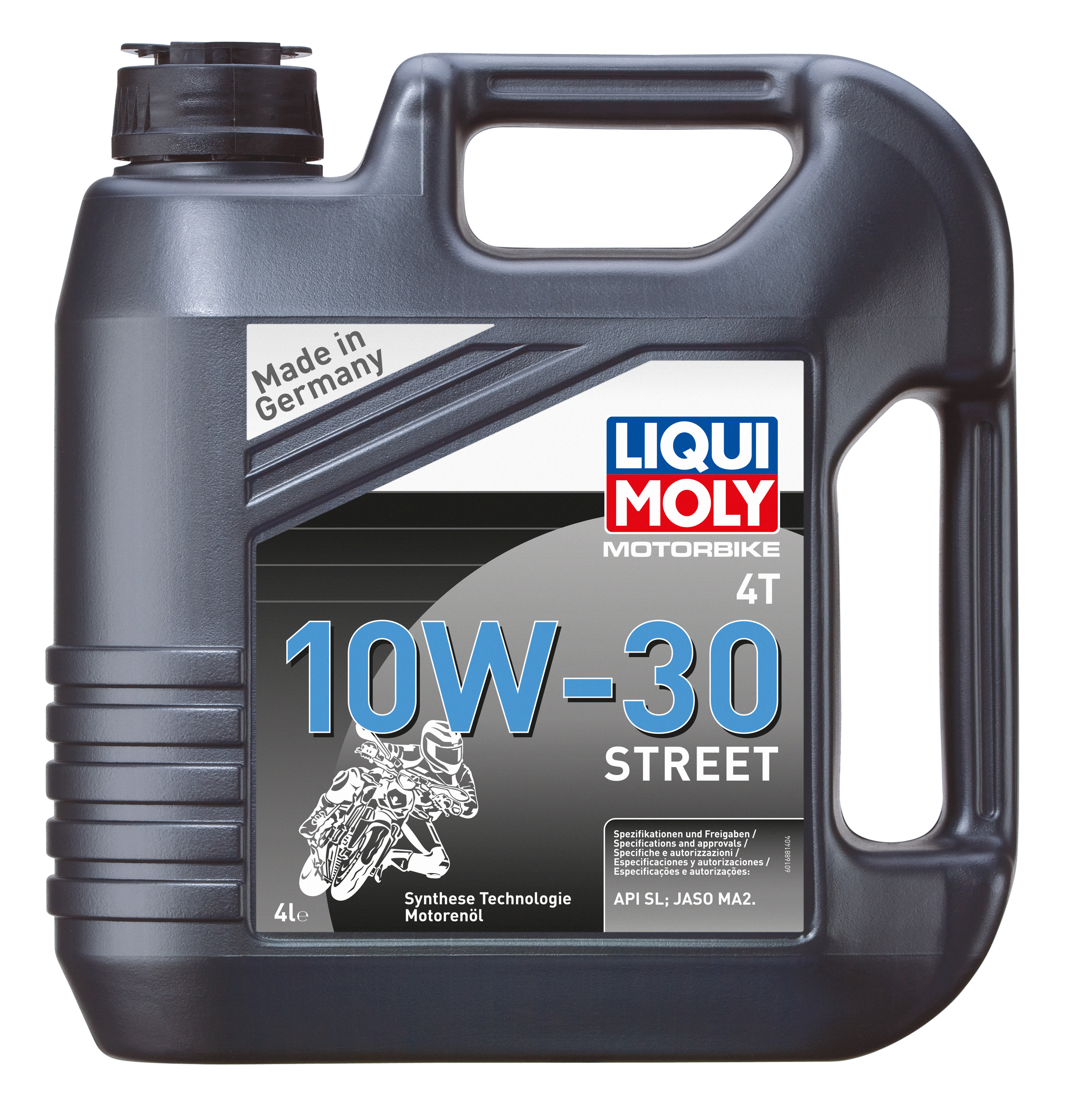 Купить LIQUI MOLY 1688 Моторное масло Liqui moly Motorbike 4T Street 10w-30 4л