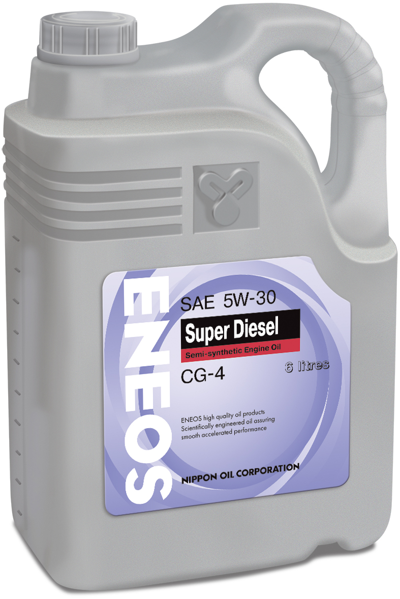 Купить ENEOS OIL1334 Моторное масло Eneos Super Diesel Semi-Synthetic 5W-30 6л