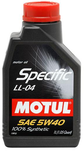 Купить MOTUL 101272 Моторное масло Motul Specific SAE 5W-40 1л