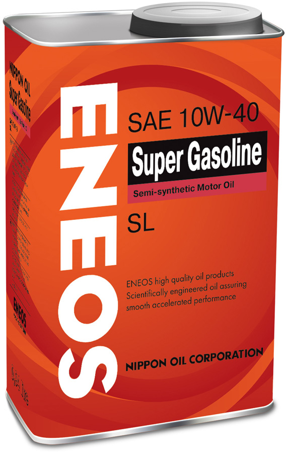Купить ENEOS OIL1354 Моторное масло Eneos Super Gasoline Semi-Synthetic SAE 10W-40 0,946л
