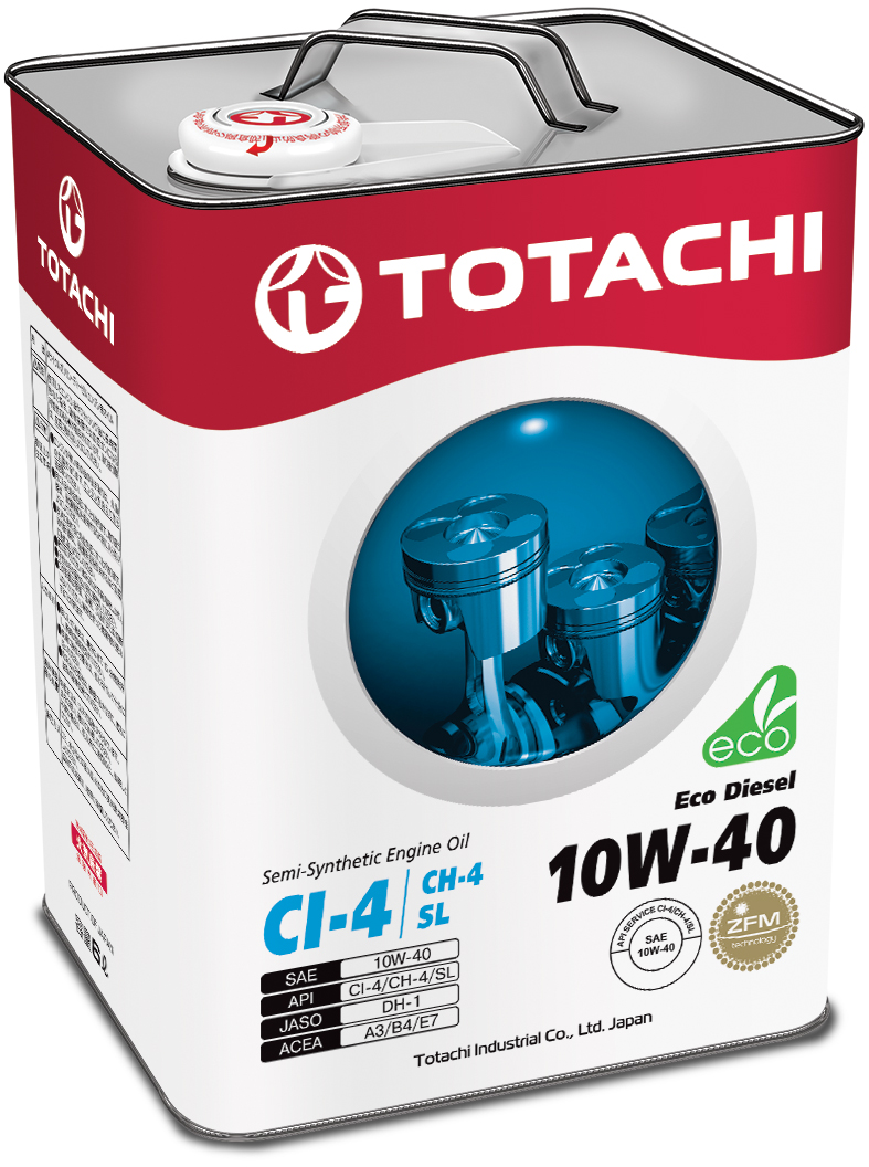 Купить TOTACHI 4562374690530 Моторное масло Totachi Eco Diesel Semi-Synthetic 10W-40 6л