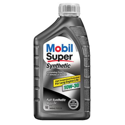 Купить MOBIL 071924277373 Моторное масло Mobil Super Synthetic SAE 10W-30 0,946л