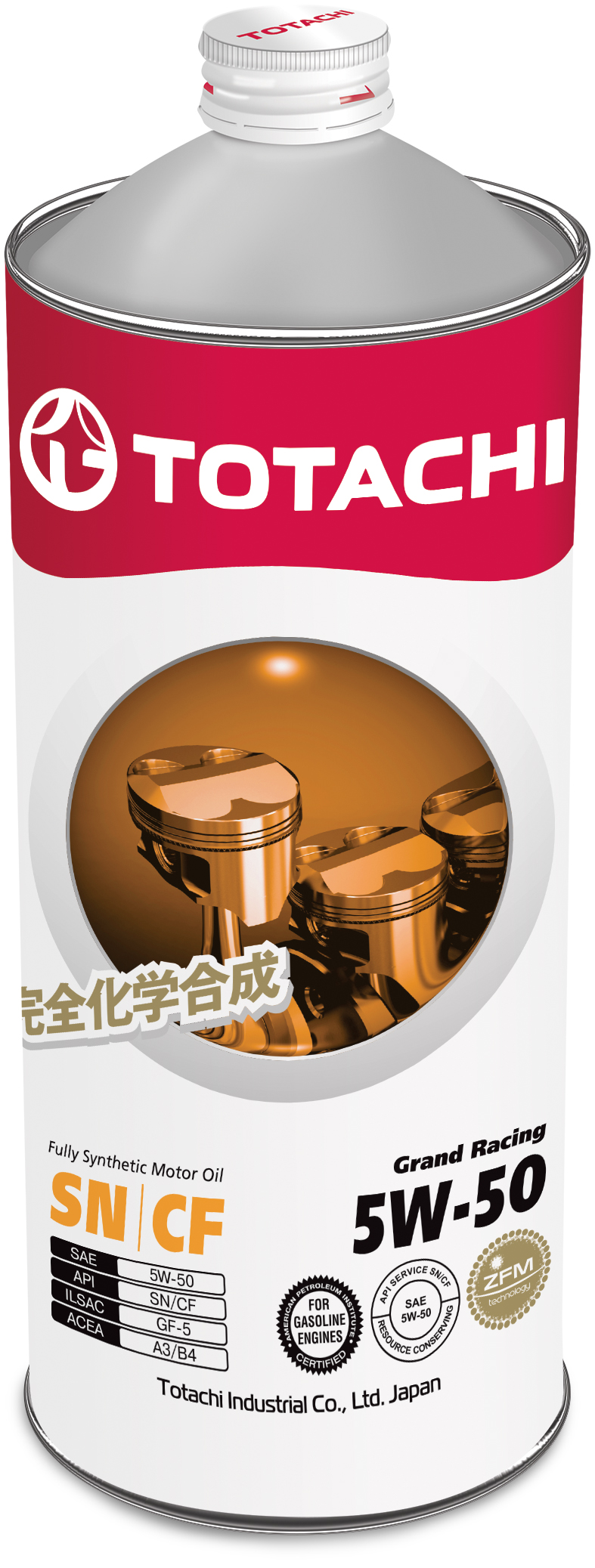 Купить TOTACHI 4562374690691 Моторное масло Totachi Grand Racing Fully Synthetic SN/CF 5W-50 1л