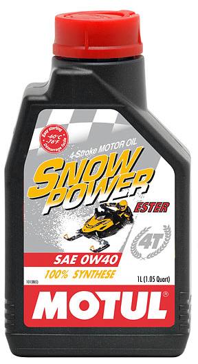 Купить MOTUL 101230 Моторное масло Motul Snowpower 4T 0w-40 1л