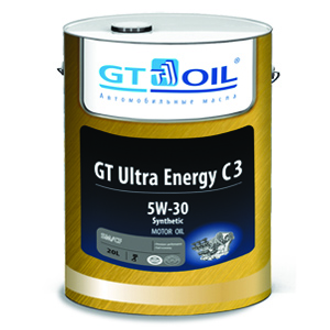 Купить GT OIL 8809059407943 Моторное масло GT-Oil Ultra Energy C3 5W-30 20л