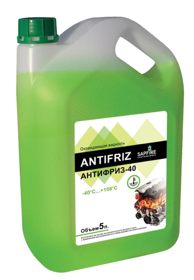 Купить Sapfire professional SEG0105 Антифриз -40C SAPFIRE 5л