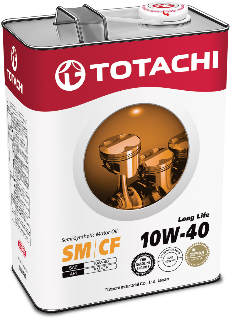 Купить TOTACHI 4562374690431 Моторное масло Totachi Long Life Semi-Synthetic SM/CF 10W-40 4л