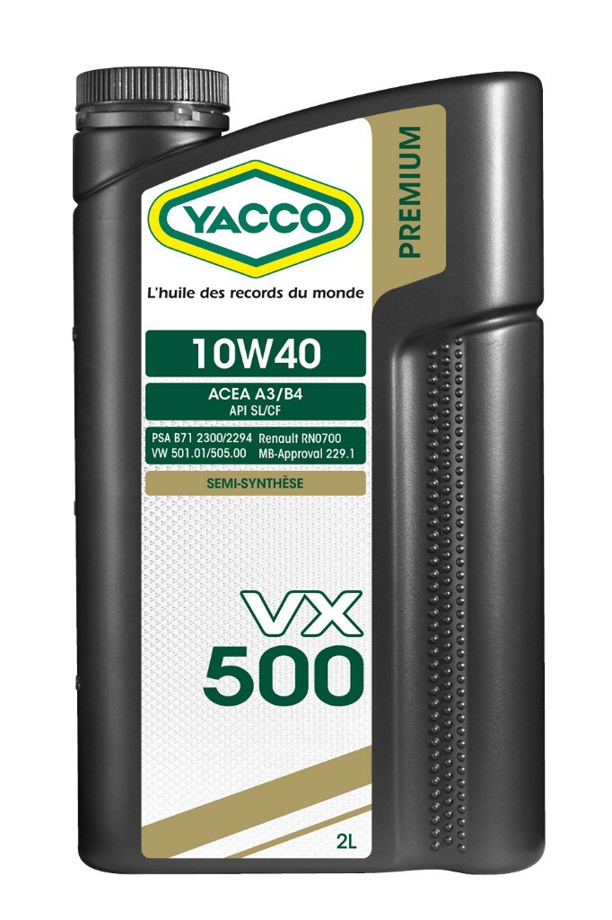 Купить YACCO 303124 Моторное масло Yacco VX 500 SL/CF 10W-40 2л