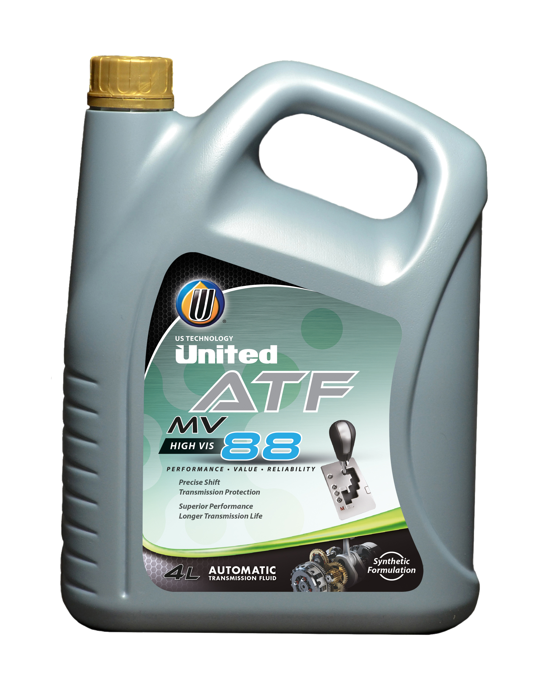 Купить United 8886351344459 Жидкость для АКПП (High VIscosity) Red ATF 88