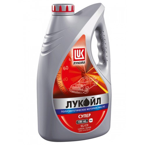 Купить LUKOIL 19195 Моторное масло Lukoil Супер SG/CD 15W-40 4л