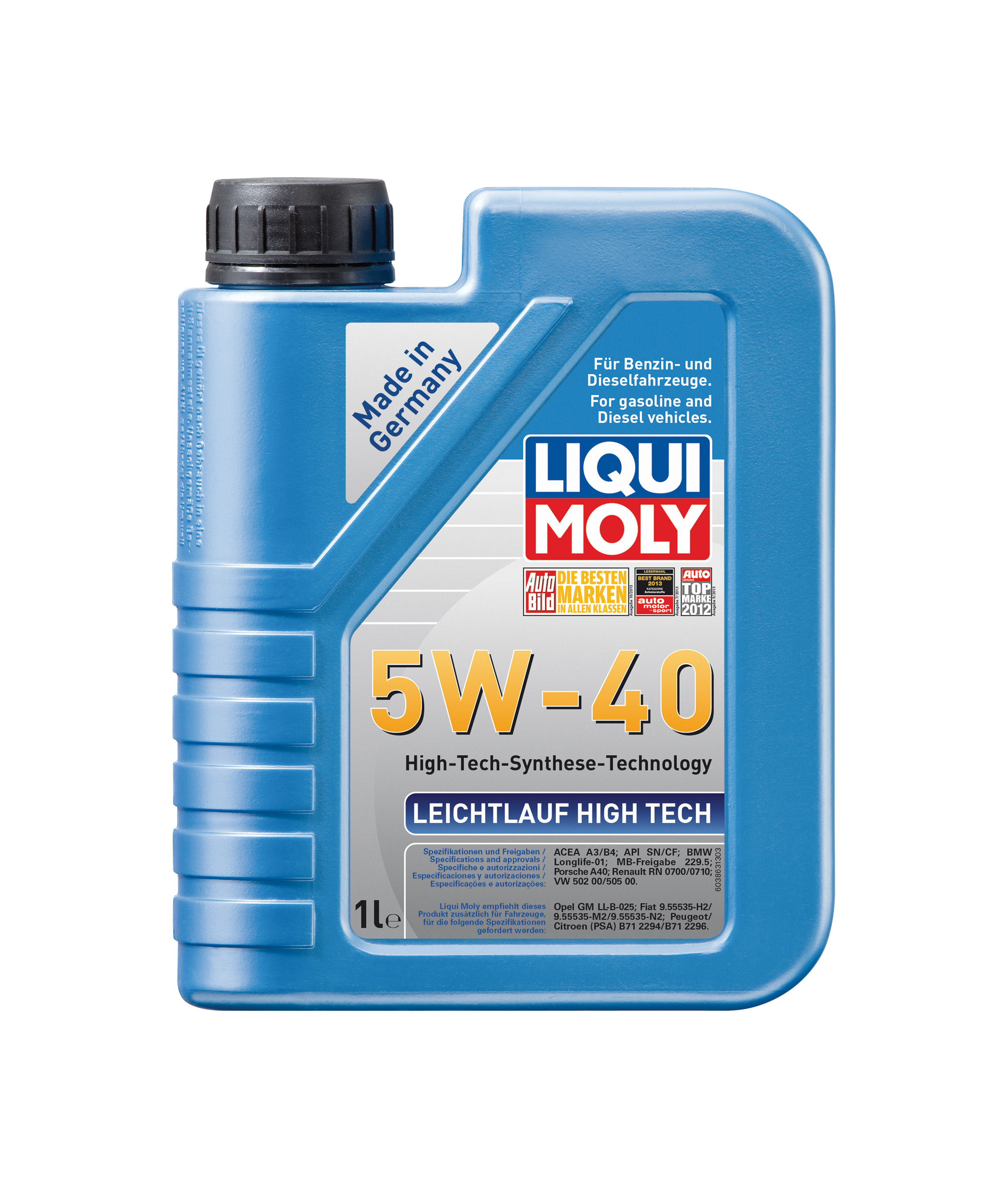 Купить LIQUI MOLY 8028 Моторное масло Liqui moly Leichtlauf High Tech 5W-40 1л