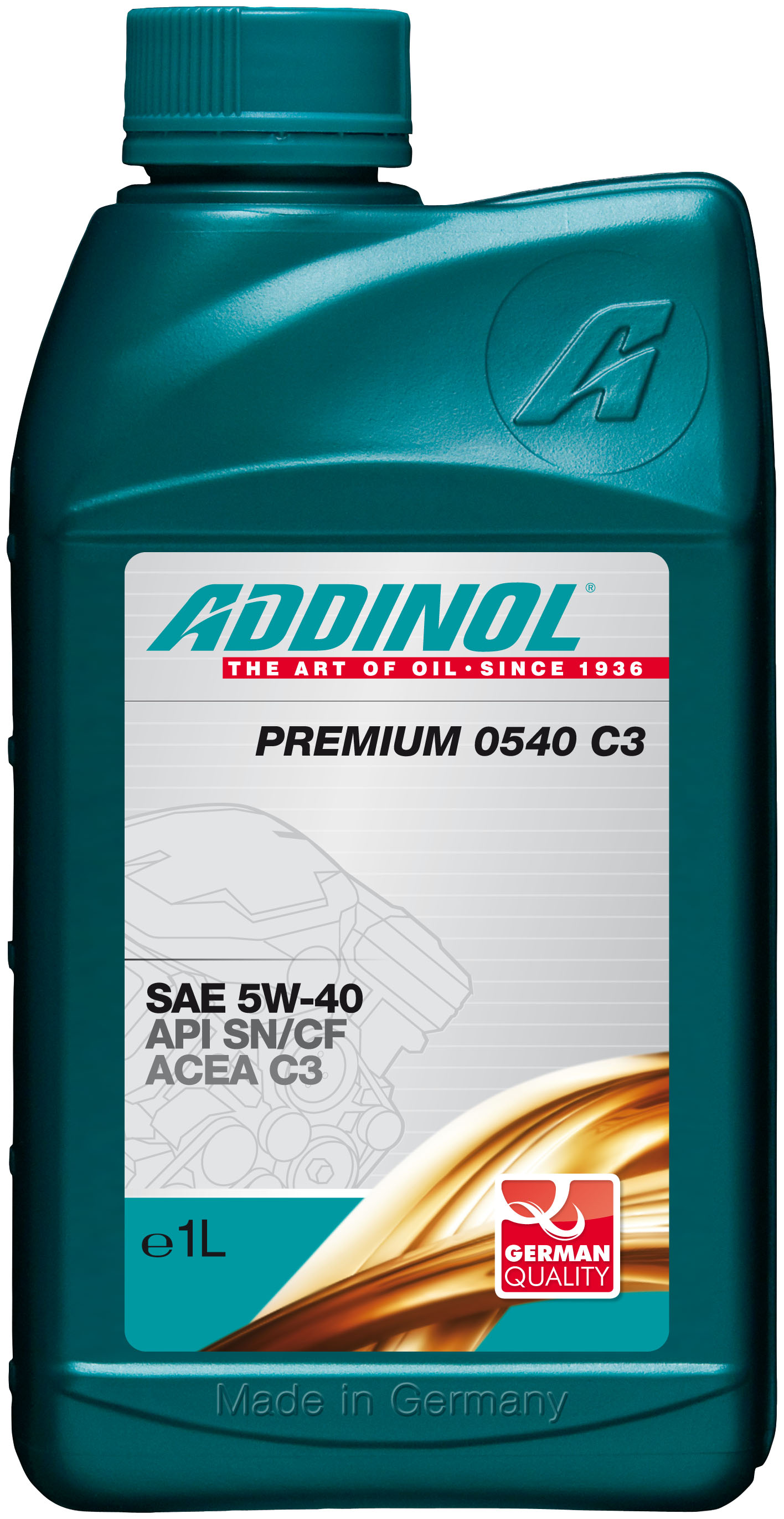 Купить ADDINOL 4014766074331 Моторное масло Addinol Premium C3 5W-40 1л
