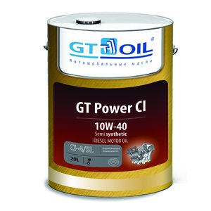 Купить GT OIL 8809059407073 Моторное масло GT-Oil Power CI 10W-40 20л