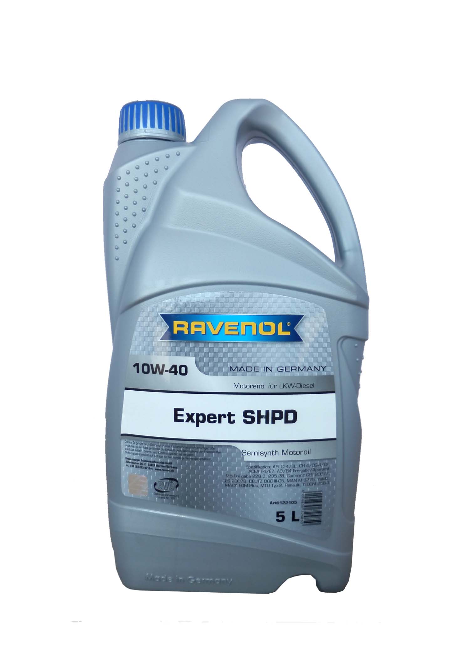 Купить RAVENOL 4014835725850 Моторное масло Ravenol Expert SHPD SAE 10W-40 5л