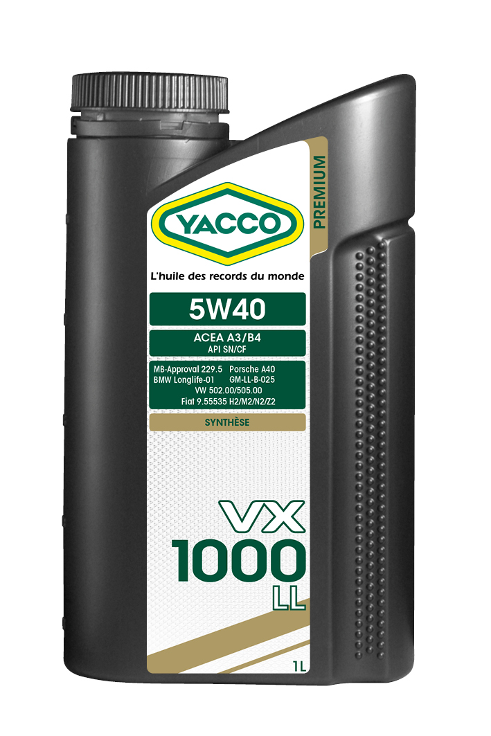 Купить YACCO 302325 Моторное масло Yacco VX 1000 LL 5W-40 1л