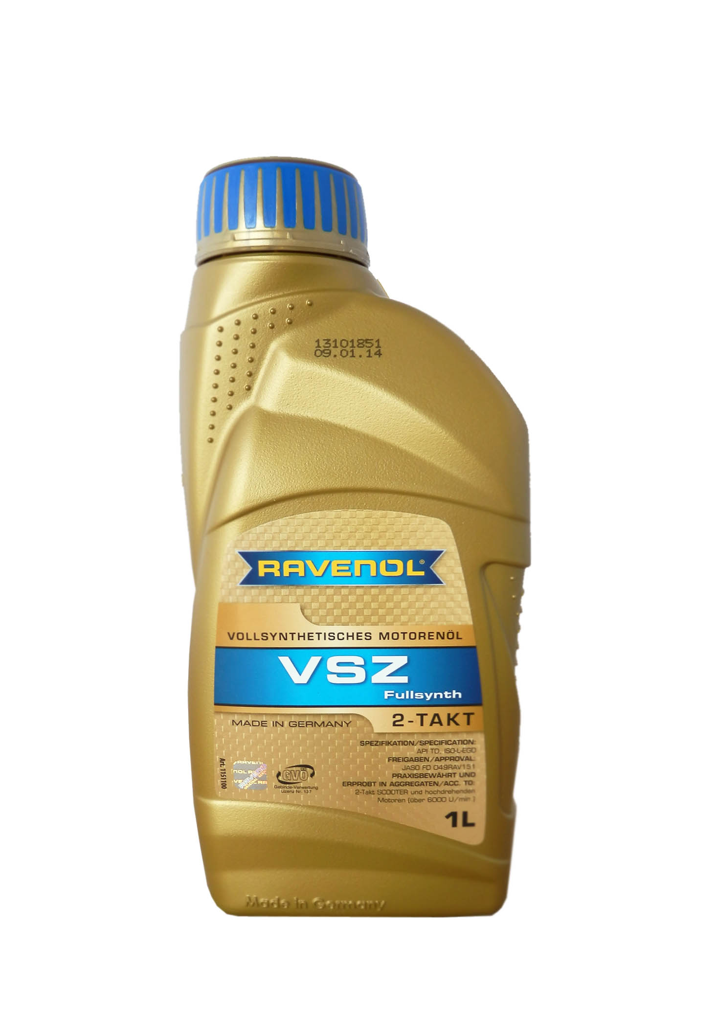 Купить RAVENOL 4014835727212 Моторное масло Ravenol VSZ Zweitaktoel Vollsynth 5W-30 1л