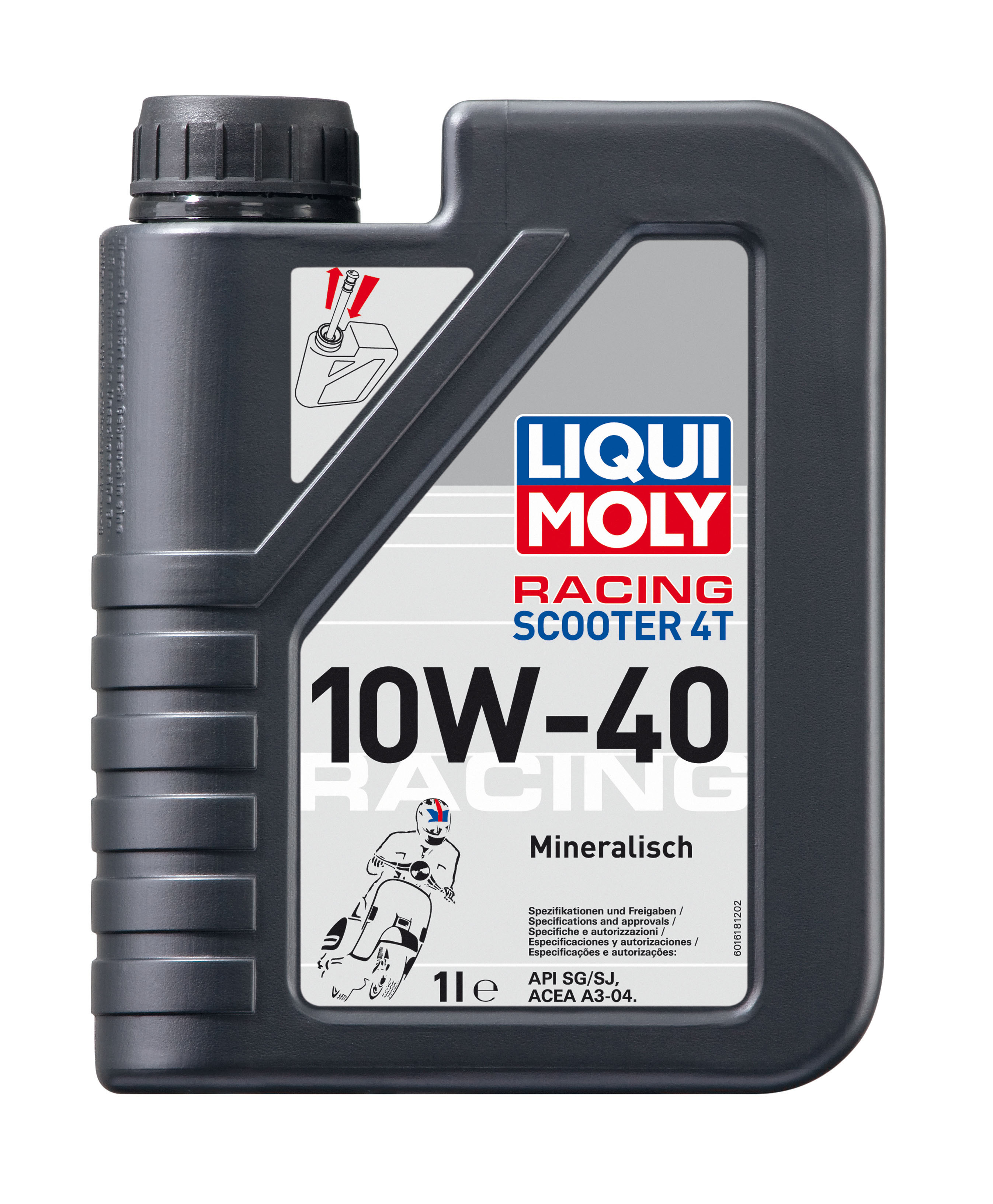 Купить LIQUI MOLY 1618 Моторное масло Liqui moly Racing Scooter 4T 10W-40 1л